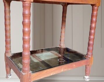 Double Shelf Side Table / TV Stand