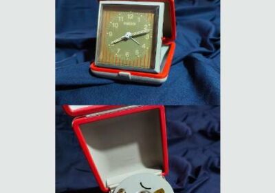 Equity Vintage 1970 Mechanical Travel Pocket Loud Alarm Clock