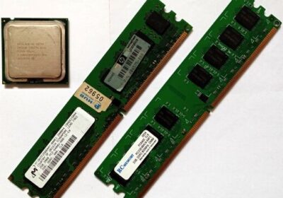 Intel Core 2 Quad Processor + 2 x 2GB DDR2 Desktop RAM