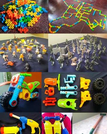 Sightly Used Children’s Toy Collection For Sale