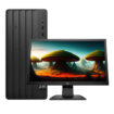 HP PRO TOWER 280 G9 PCI I3 12TH GEN/4GB WITH BRANDED PC HP P204V 19.5″MONITOR