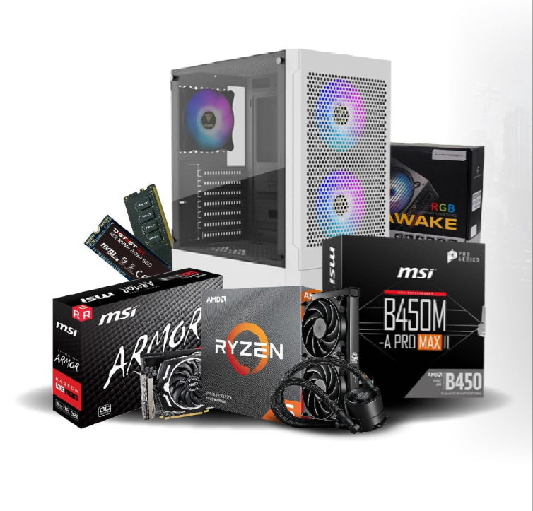 AMD Ryzen™ 5 5500 – 16GB (RAM)– 512GB SSD NVME M.2 GAMDIAS TALOS E3 ARBG