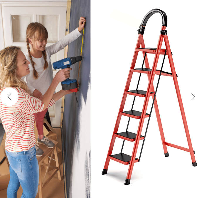 6 Layer Step Up Ladder