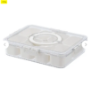 8 Grid Airtight Transparent Spice Box With Handle