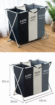 Three Compartment Laundry Basket