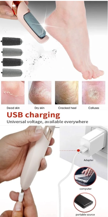 Rechargeable Electric Foot File Callus Remover