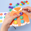 WOODEN CLOTH THREADING TOY