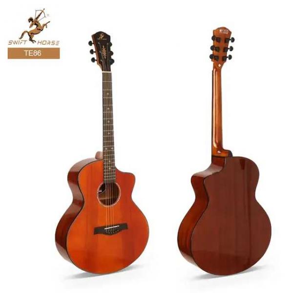 “Swift Horse” 41 inch High Grade Acoustic Guitar TE-86