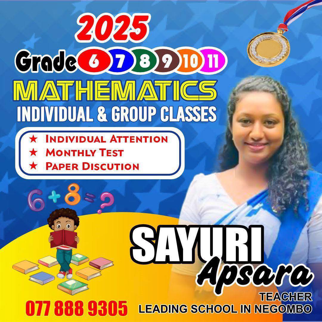 2025 GRADE 6/7/8/9/10/11 MATHEMATICS INDIVIDUAL AND GROUP CLASSES