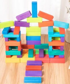 WOODEN STACKING BOARD ( COGNITIVE OVERLAP TOY )