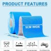 KINESIOLOGY TAPE – K TAPE – Sports Tape – Muscle Support Tape – Deep Blue