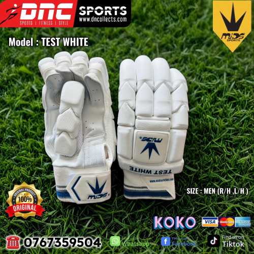 MIDS TEST WHITE BATTING GLOVE
