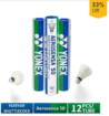 Yonex Aerosensa 50 Badminton Feather Racket Shuttlecock (White)- 12 PCS