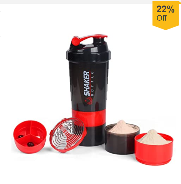 3 In 1 Shaker Bottle
