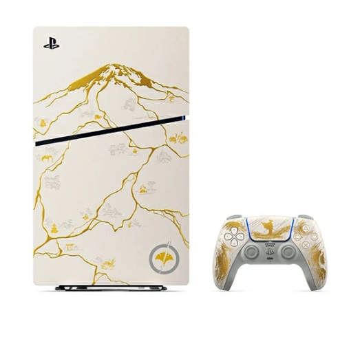 PlayStation 5 Console – Ghost of Yotei Gold Limited Edition Bundle (Slim)