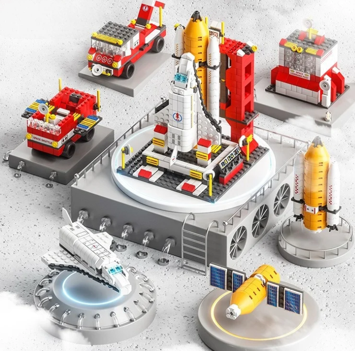 1000 PCS SPACE SHUTTLE BUILDING BLOCK SET