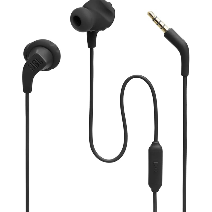 JBL ENDURANCE RUN2 Wired Earphones – JBLENDURRUN2BLK