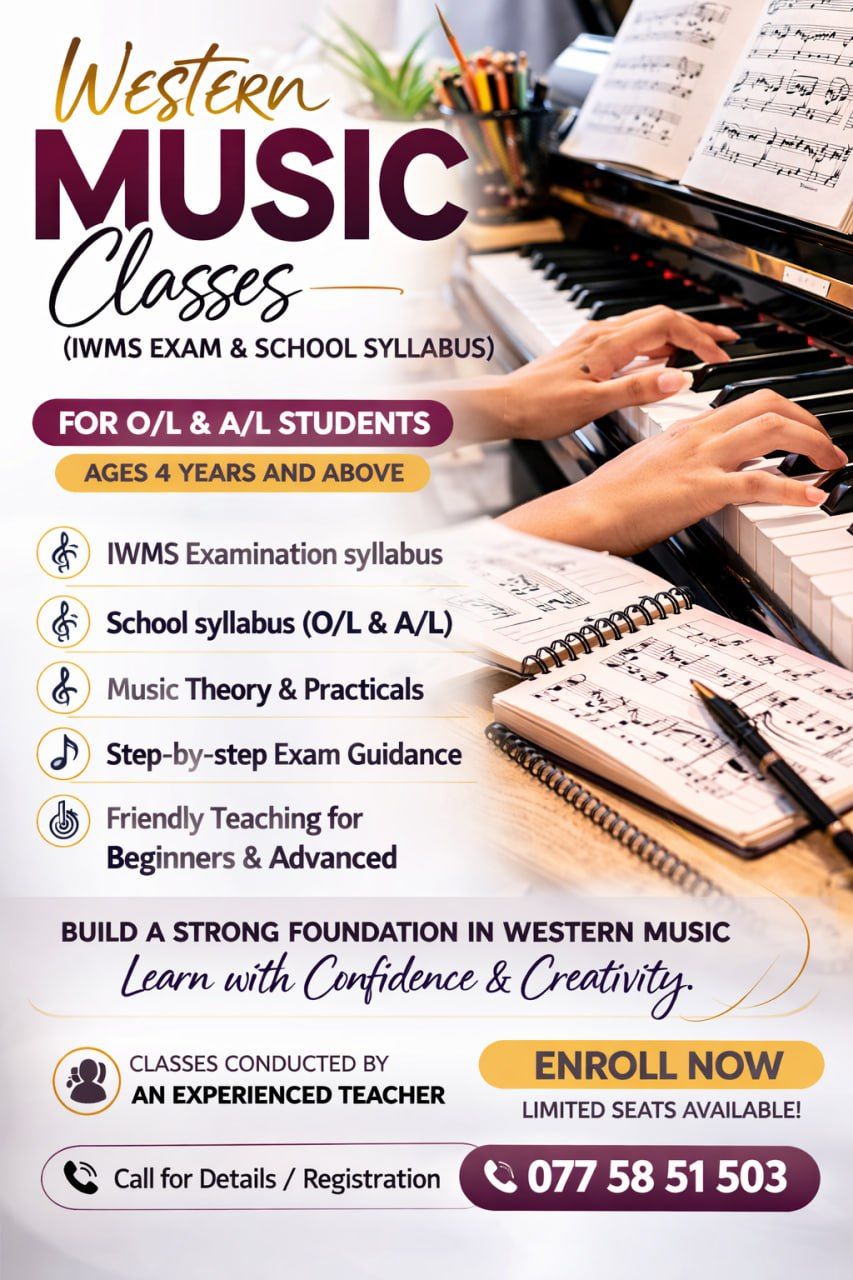 🎼 WESTERN MUSIC CLASSES 🎹🎸