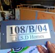Stainless Steel House Number Signage