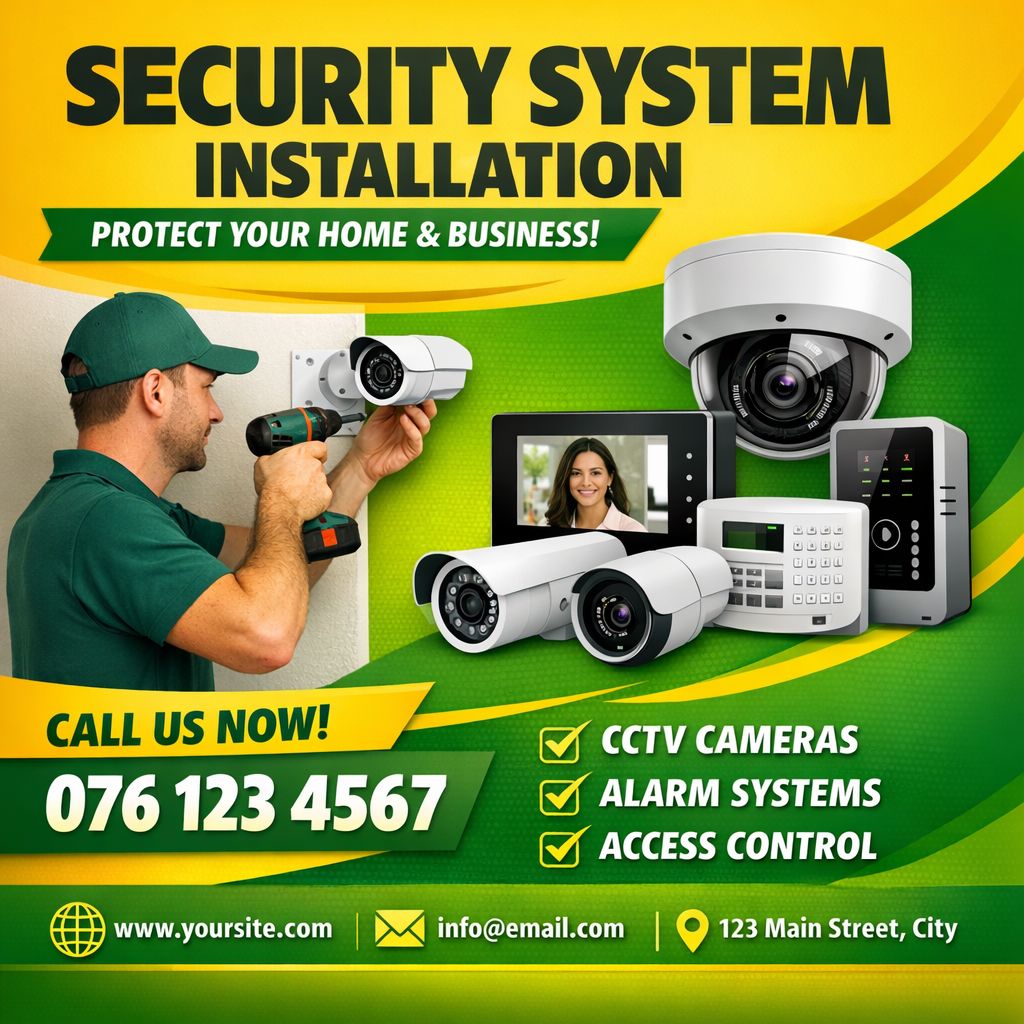 CCTV, Alarm & Access Control System