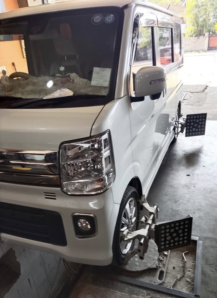 Wheel alignment, wheel balancing