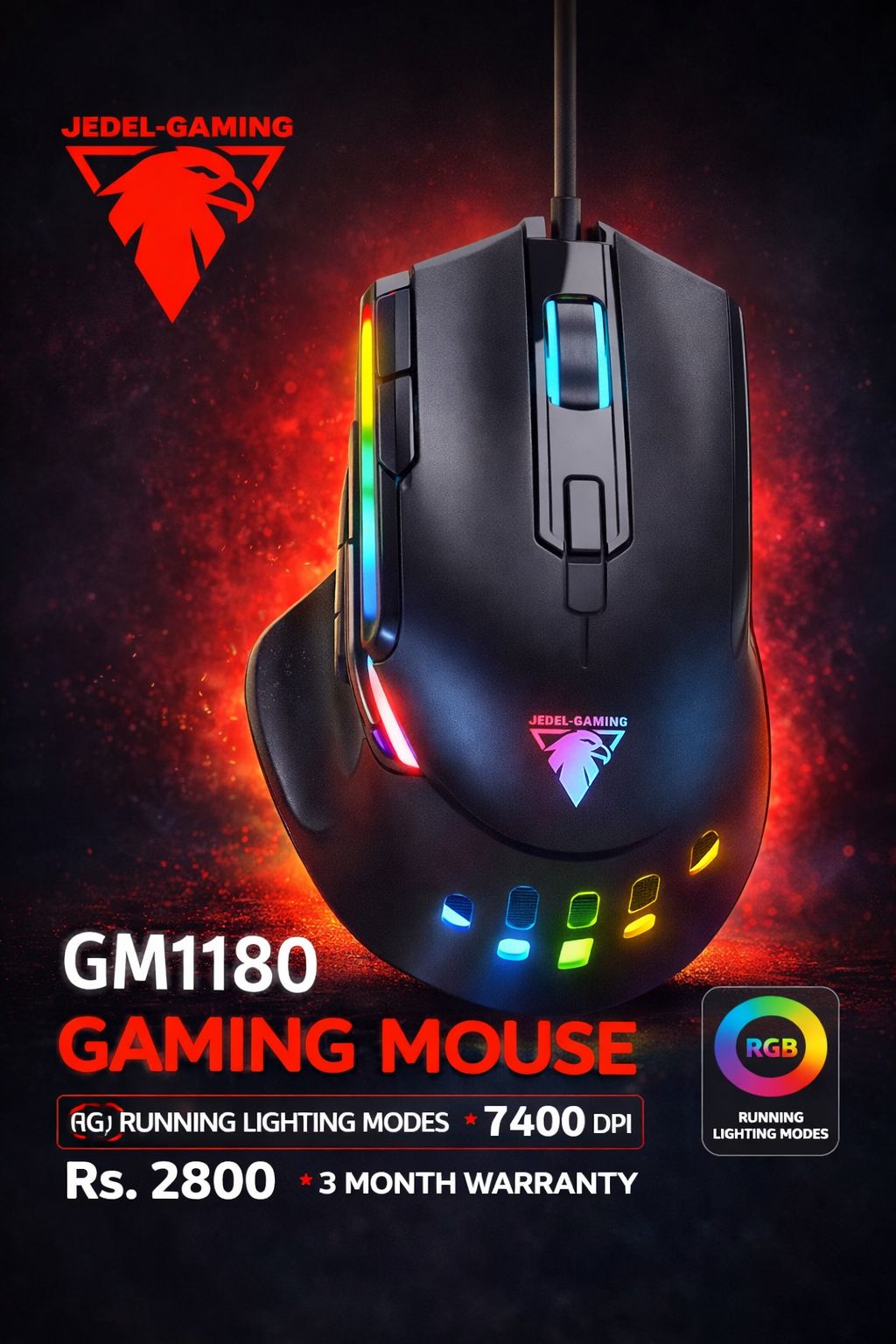 Jedel gaming mouse