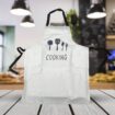 Hand Wipe Apron Waterproof And Oil Resistant Neck Hanger Fashion And Cute Kitchen Waiter Uniforms…