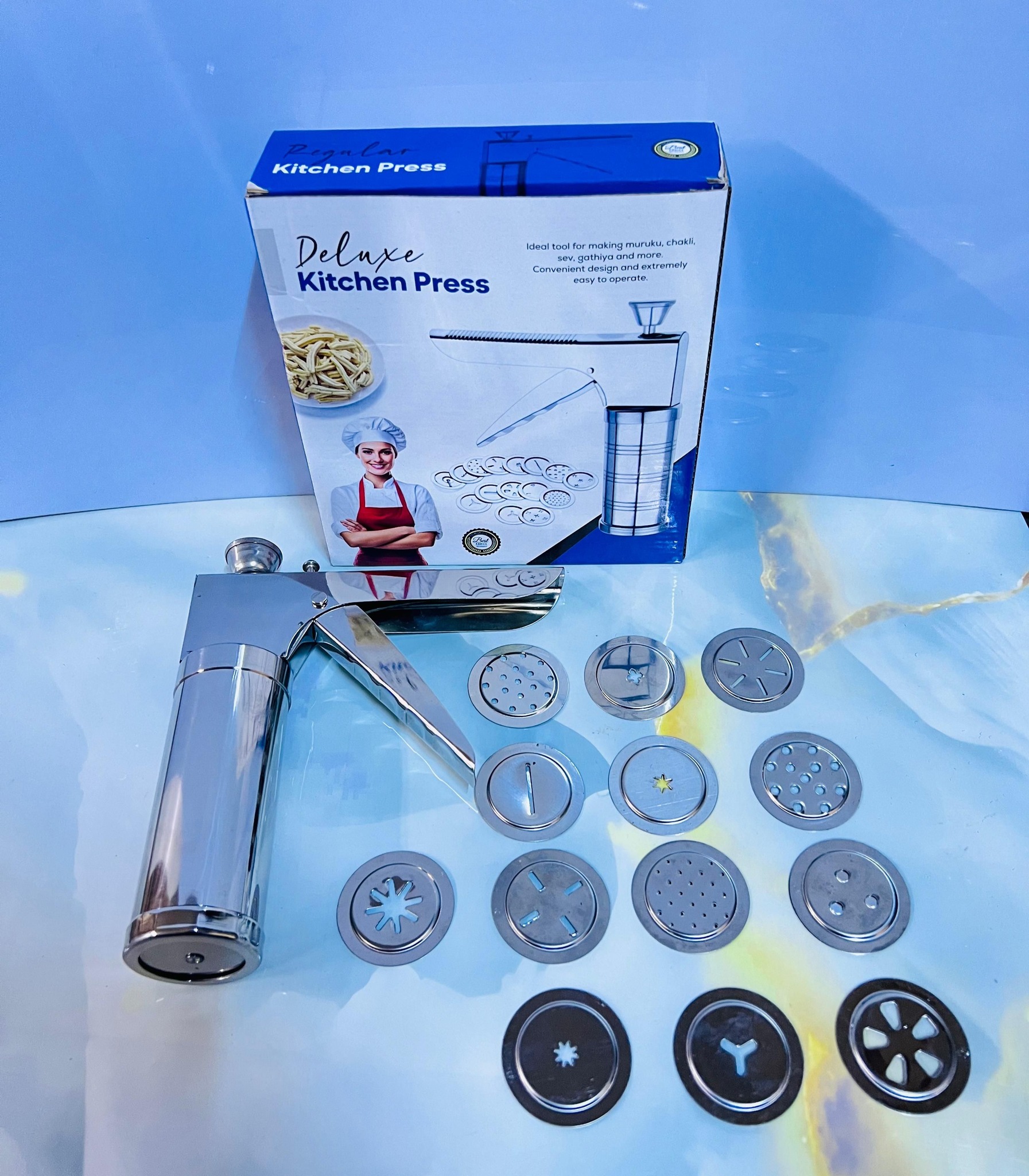 Indian no-1 stainless steel kitchen press (Murukku maker)