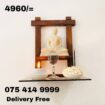 Wooden Wall Statue Stand