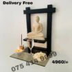 Wooden Wall Statue Stand