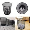 Metal Mesh Round Dustbin for Home, Kitchen and Office,