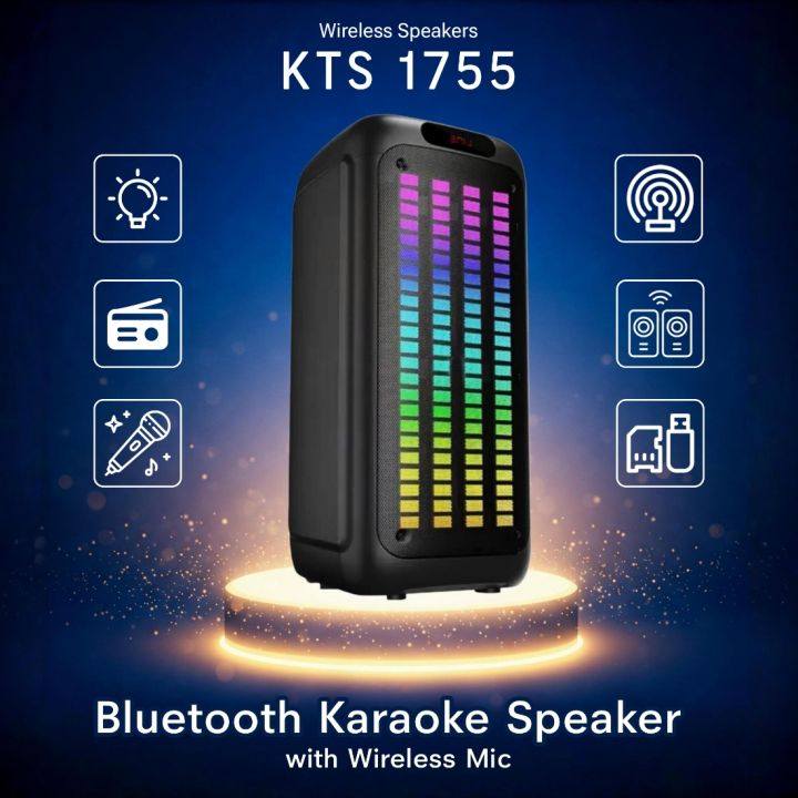 KTS-1755 Wireless Portable Party Speaker.