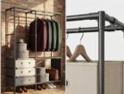 Bedroom Floor Simple Mobile Coat Rack Hanger