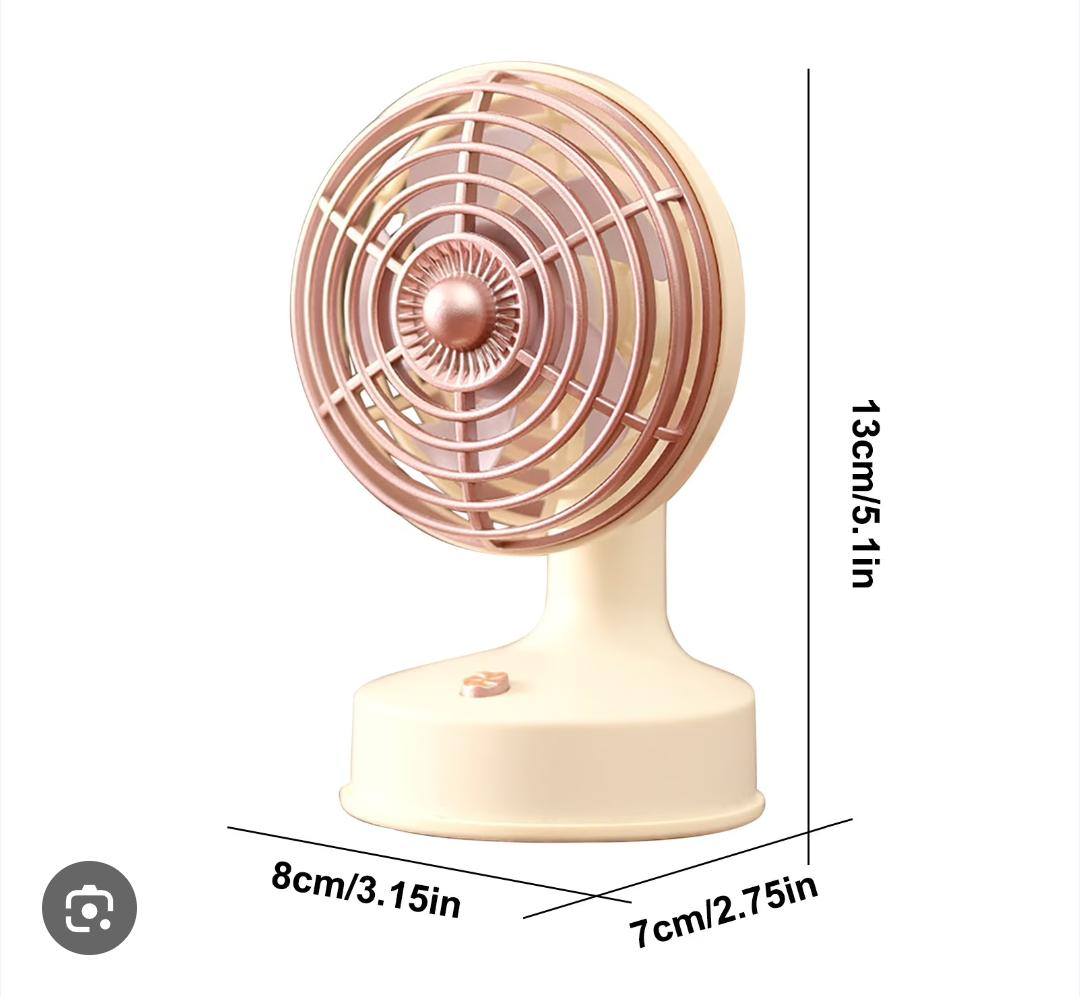 Mini Table Fan Rechargable