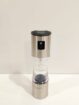 oil spray bottle with spices salt grinder