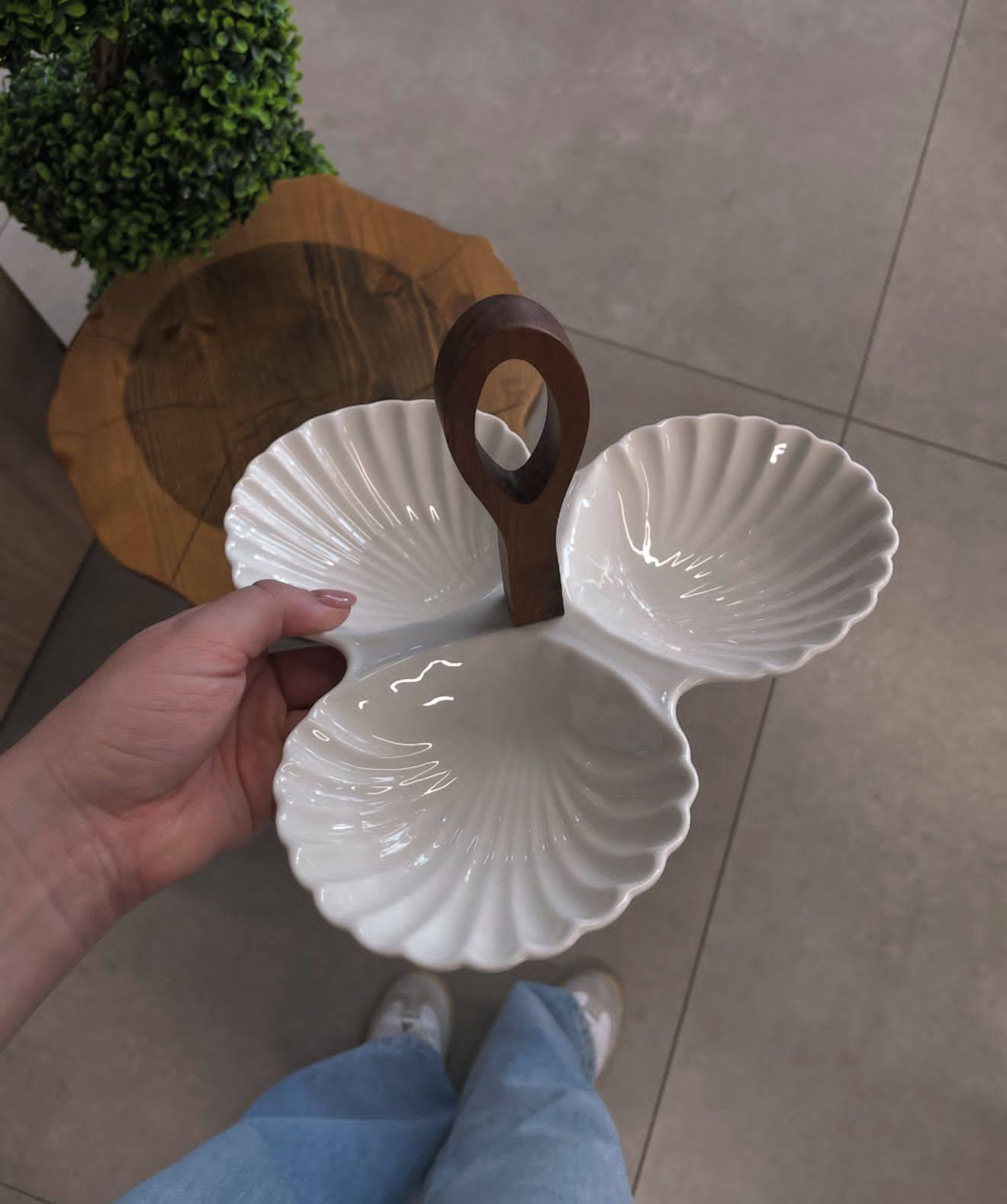 3 pcs Ceramic 15 cm plate series
