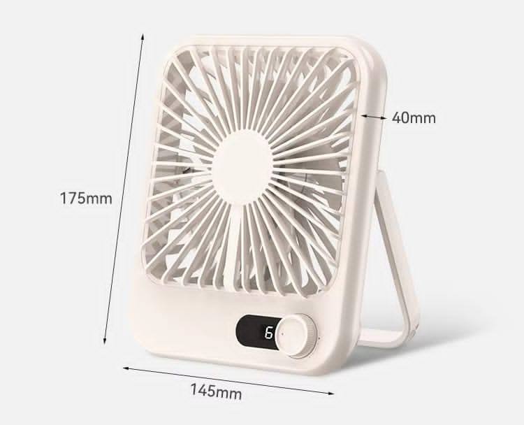 Bracket Fan 5speed rechargable