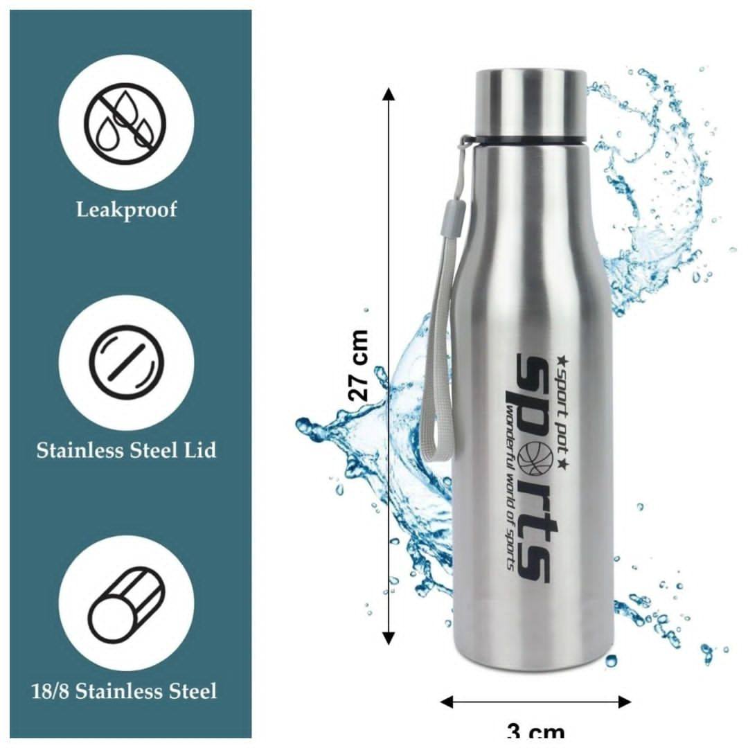 750 ml Stainless Steel Water Bottle Drinking Cup with Handle