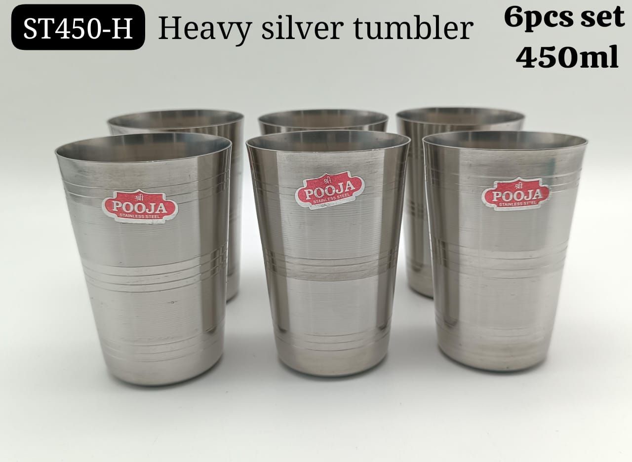 Heavy Silver Tumbler
