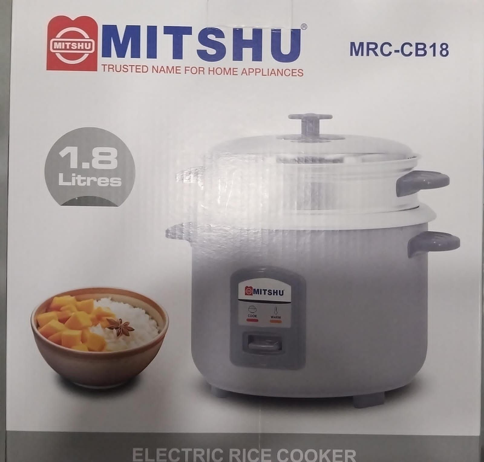 1.8Litres Rice cooker