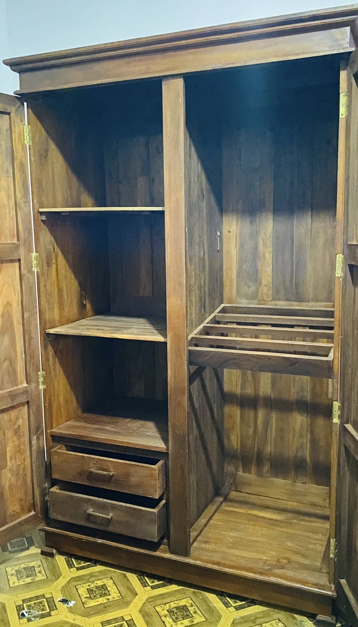 Teak 2door almari for sale