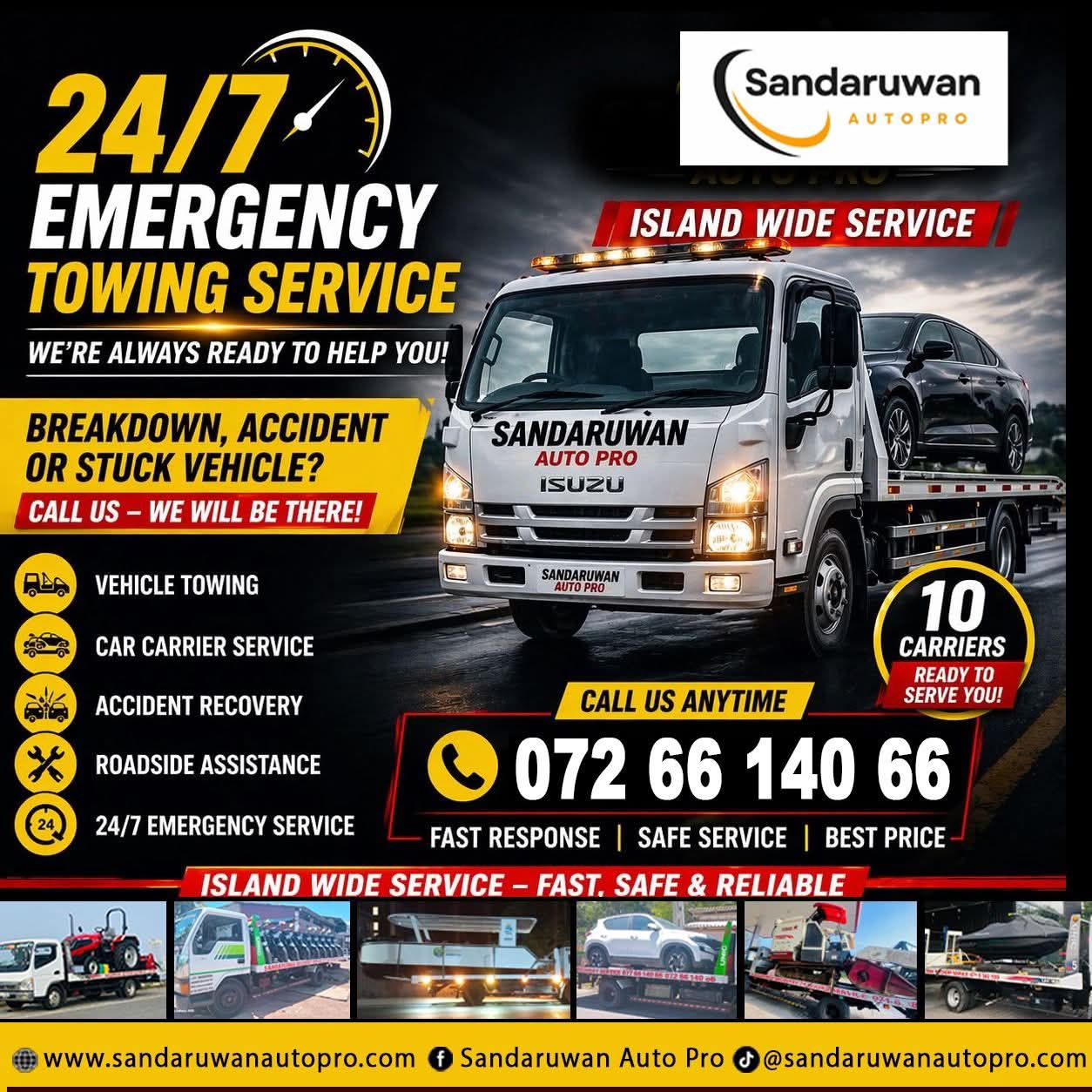  24/7 Emergency Towing Service – Island Wide!