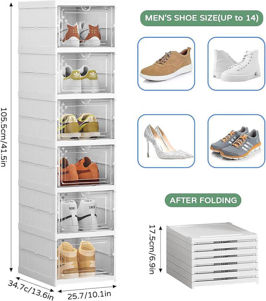 Shoe Rack With 6 Shelves