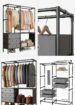 Bedroom Floor Simple Mobile Coat Rack Hanger