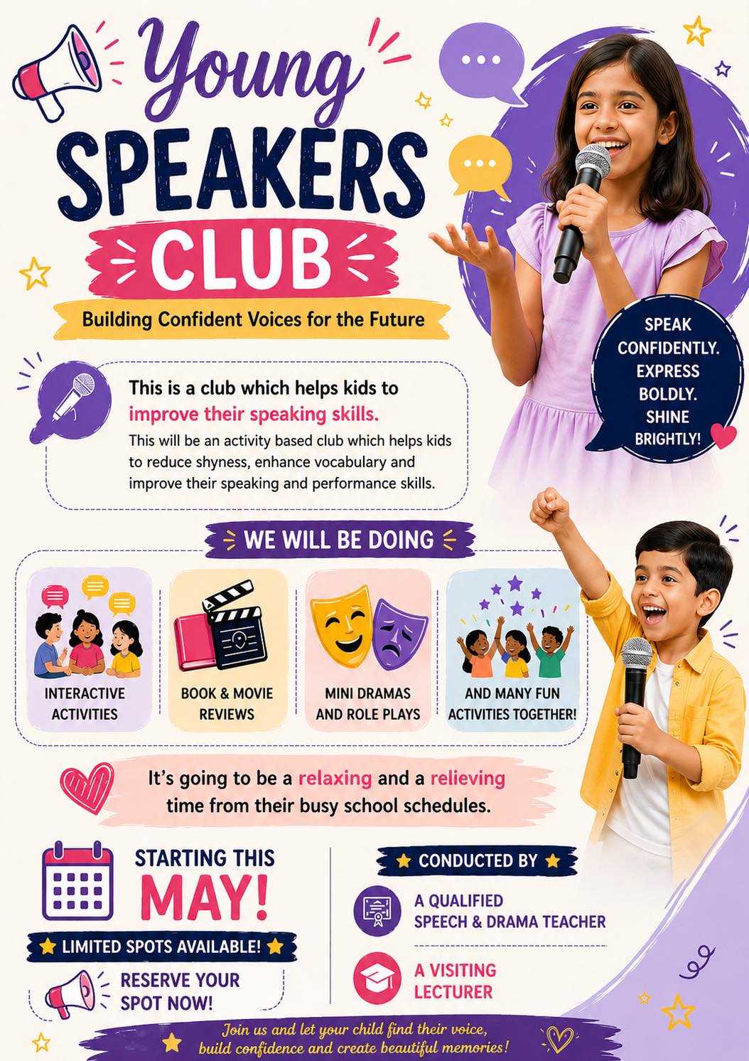 Young Speakers Club.