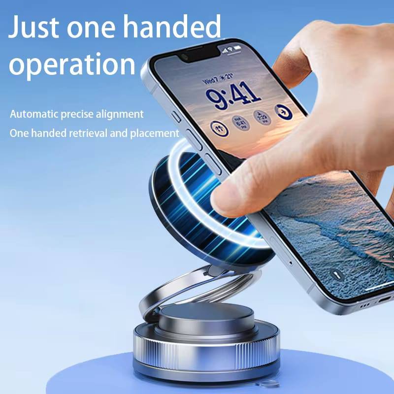 New magnetic rotating phone holder