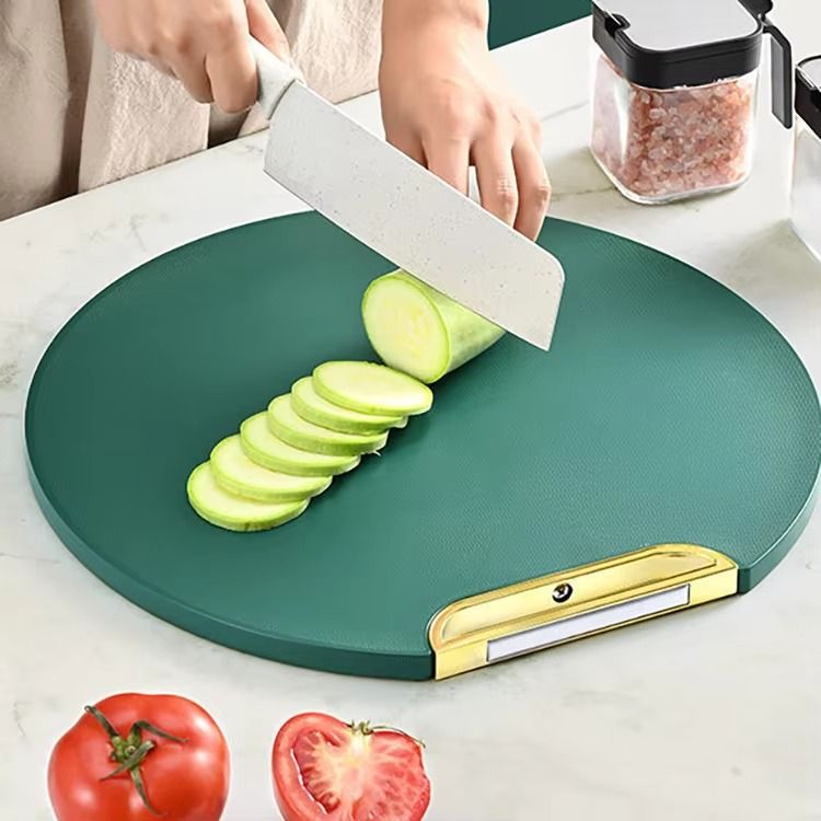 Round Shape Green Cutting Board