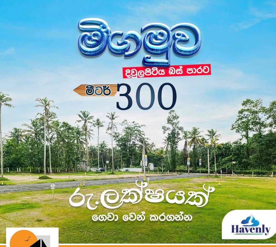මීගමුවෙන් කඩවල හන්දියට ආසන්නයෙන් ඔබේ සිහින නිවස ඉදි කිරීමට අගනා බිම් කොටස්