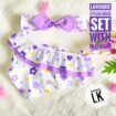 LAVENDER – Adorable TOP & SKIRT SET with HEADBAND