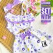 LAVENDER – Adorable TOP & SKIRT SET with HEADBAND